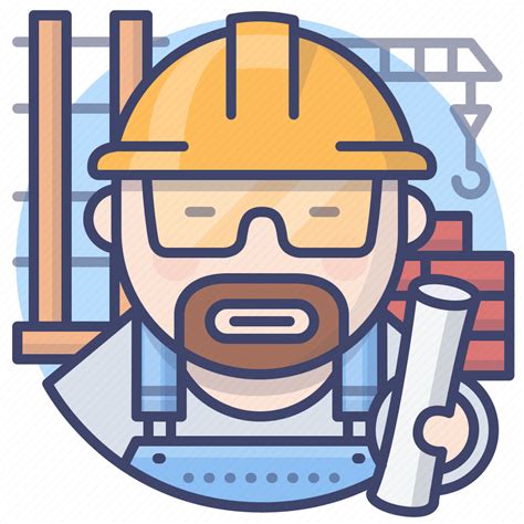 Builder Construction Contractor Worker Icon Download On Iconfinder