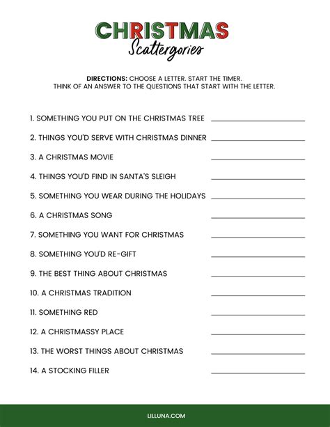 Printable Christmas Games For Adults With Answers Printable Online