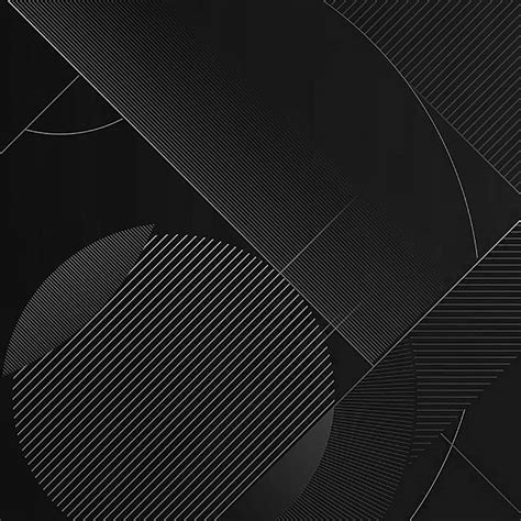 Download Abstract Striped Line Art Black Pattern Wallpaper