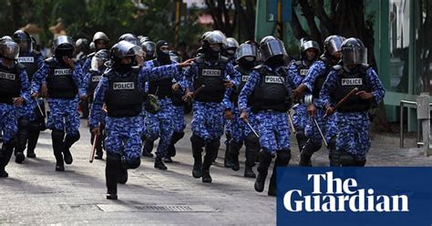 Maldives Unrest In Pictures World News The Guardian