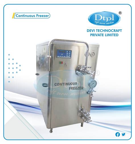 Dtpl Continuous Ice Cream Freezer Machine 150 L At Rs 438000 In Ahmedabad