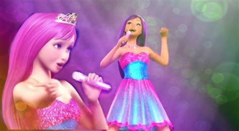 keira and tori s blue and pink popstar outfit barbie the princess and the popstar photo