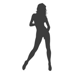 Nude Girl Silhouette 1 PNG SVG Design For T Shirts