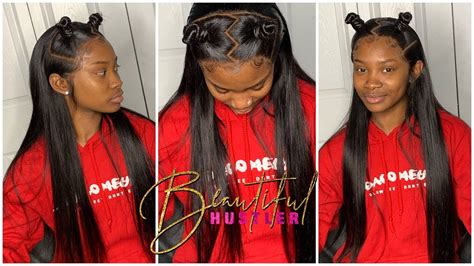 🔥frontal wig install 😻 creative trending styles🥰 full straight wig 🔥 beautiful princess hair