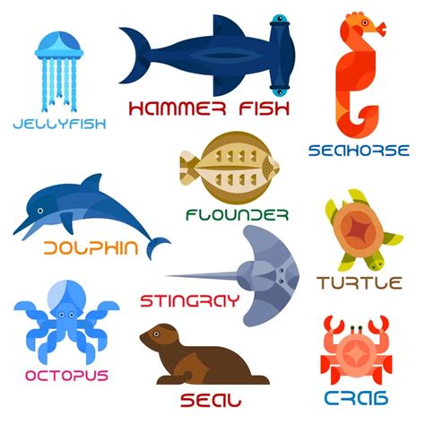 Pmages Sea Animal Name With Picture Oceanarium Ocean Animals And