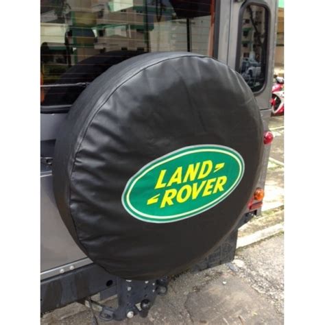 Vinyl Spare Wheel Cover 31 35 Black Land Rover