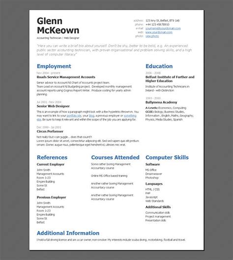 Resume Html Template These Modern Templates Built On The Latest