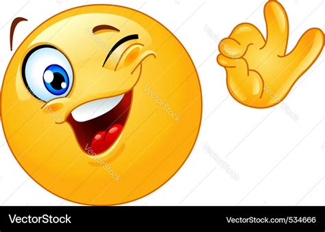 Happy Winking Emoji Emoticon Smiley Face Stock Vector Royalty Free Images And Photos Finder