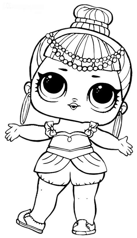 Baby doll lol surprise dollz. LOL Surprise coloring pages to download and print for free