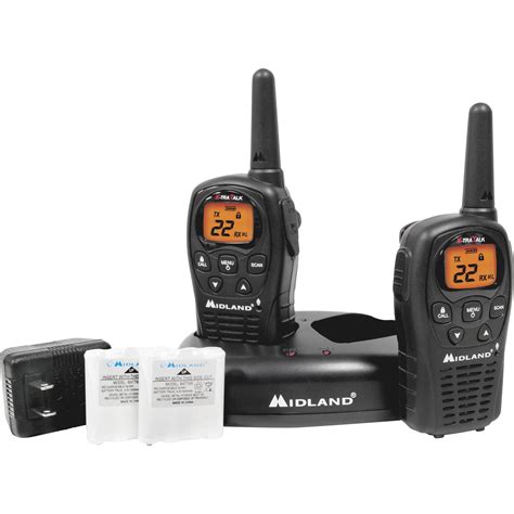 Midland Handheld Gmrs Radio — Pair 24 Mile Range Model Lxt500vp3