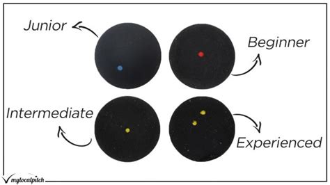 Squash Balls: What Do the Coloured Dots Mean? | Playfinder Blog