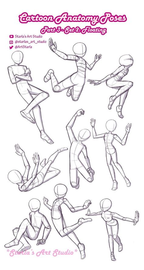 Cartoon Anatomy Poses Floating Reference How To Create Thus It S