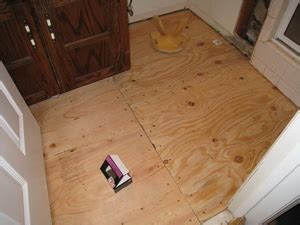 Before installing a tile floor, a subfloor and underlayment is necessary. Retiling the Bathroom