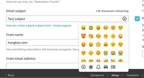 How To Use Emoticons In Email Subject Line Hongkiat