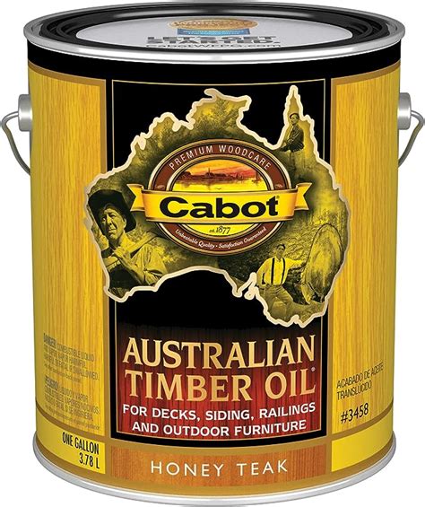Cabot Stains 3458 Australian Timber Oil Penetrating Formula 1 Gallon