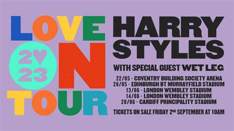 Harry Styles Announces New Love On Tour Dates With Europe 2023 Shows Heart
