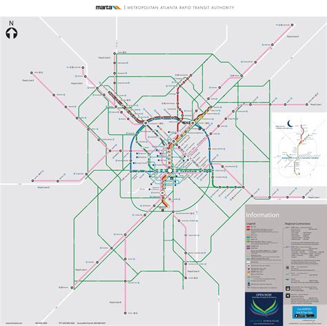 Presenting Atls Most Comprehensive Transit Map Of All Time Bureau Of