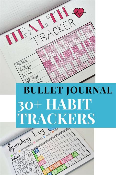 ⋆ 30 Totally Awesome Habit Tracker Ideas In Your Bullet Journal For