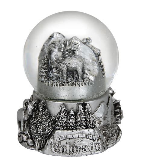 65mm Colorado Snow Globe Colorado Souvenir Snow Globe