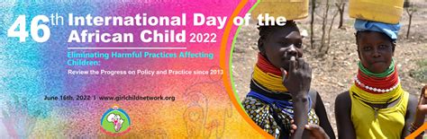 Day Of The African Child 2022 Girl Child Network