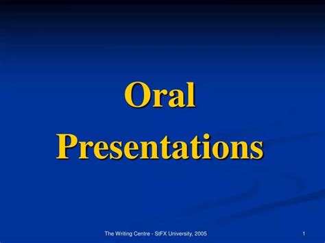 Ppt Oral Presentations Powerpoint Presentation Free Download Id