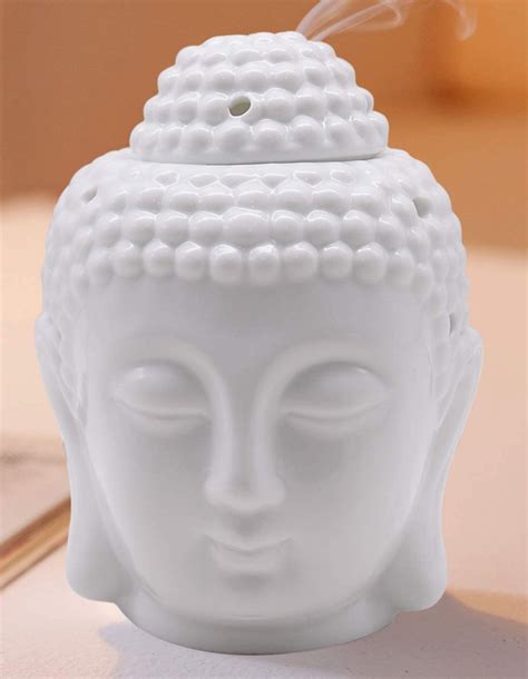 White Ceramic Buddha Electric Aroma Oil Burner For Interior Decor At Rs Piece In Ahmedabad
