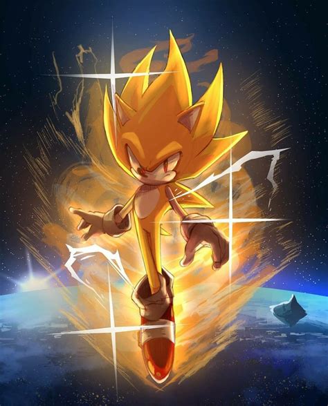 Super Sonic Sonic Art Hedgehog Art Sonic Fan Art