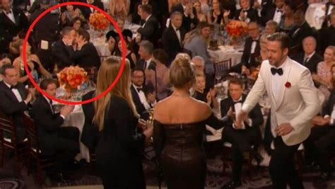 Ryan Reynolds Andrew Garfields Golden Globes Kiss
