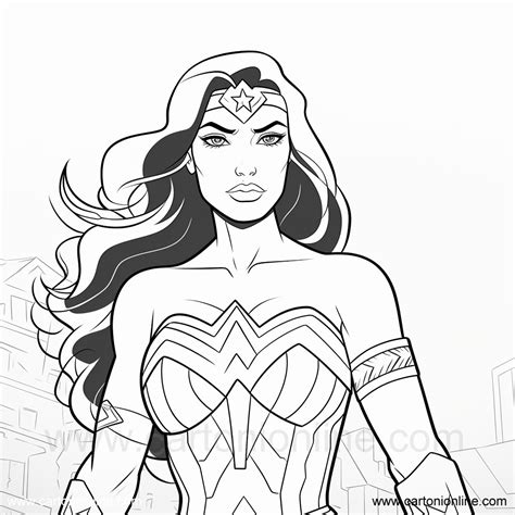 Desenho De Wonder Woman 18 De Wonder Woman Para Colorir
