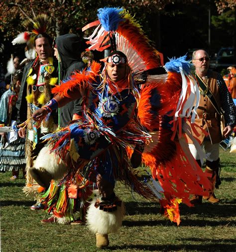Jared Reyes Of The Fort Bragg North Carolina Cherokee Tribe Dances