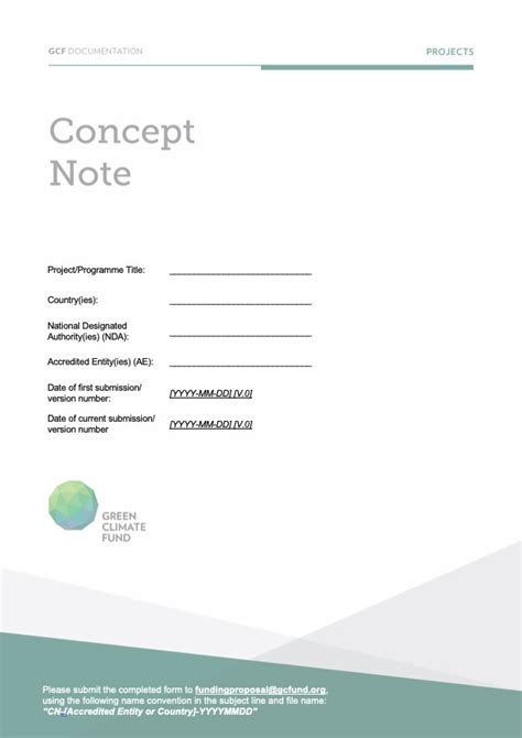 Cbt files typically contain png, jpeg or gif files. Concept Note template | Green Climate Fund