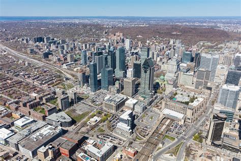 Aerial Photo | Downtown Montreal