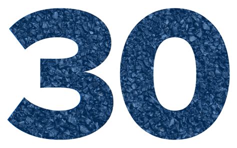 30 Number Png Image Png All