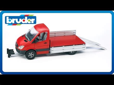 bruder toys mb pick  truck  youtube
