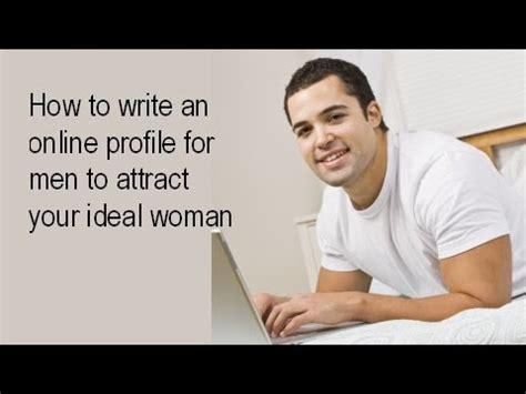 An introduction to who you are. How To Write An Online Dating Profile For Men - YouTube