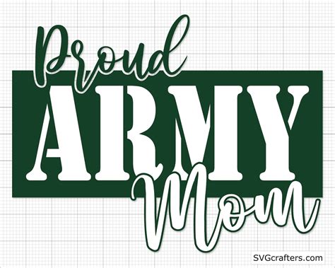 Proud Army Mom Svg Army Svg Army Mom Svg Army Wife Svg Etsy