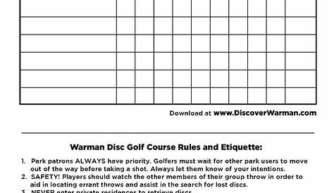 Disc Golf | Warman, SK - Official Website