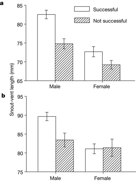 Sex Specific Body Size Comparisons Between Individuals That Download Scientific Diagram