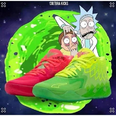 Lamelo Ball Mb01 Rick And Morty Nba Shoes With Box Basketball Shoes