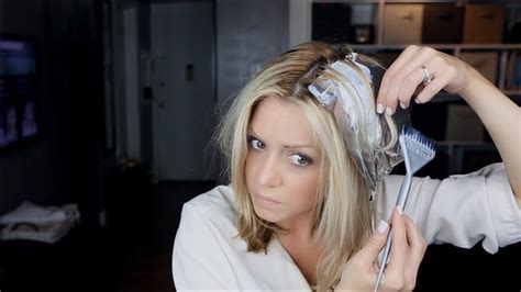 According to salon pros, choosing the right hair color is the most important part of dyeing your hair at home. DIY At Home LowLights done right. - YouTube