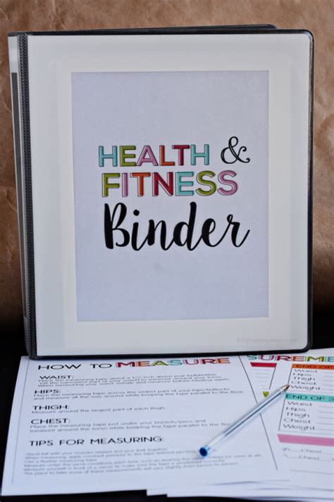 Fitness & Health Binder | Fitness planner, Fitness binder, Fitness tips