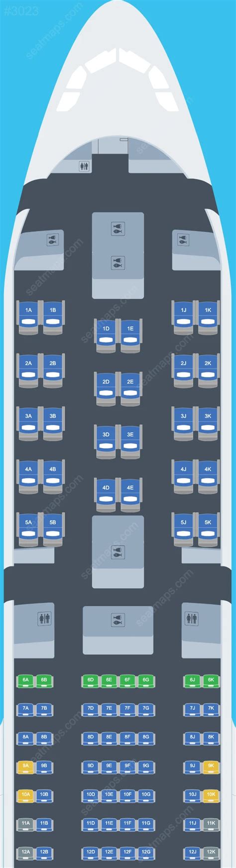 Turkish Airlines Airbus A Seat Map Updated Find The Best