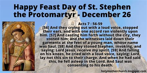 Catholicism For Everyone Feast Day Of The First Christian Martyr St