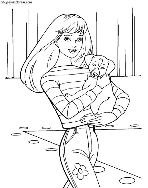 Dibujos de Barbie para Colorear