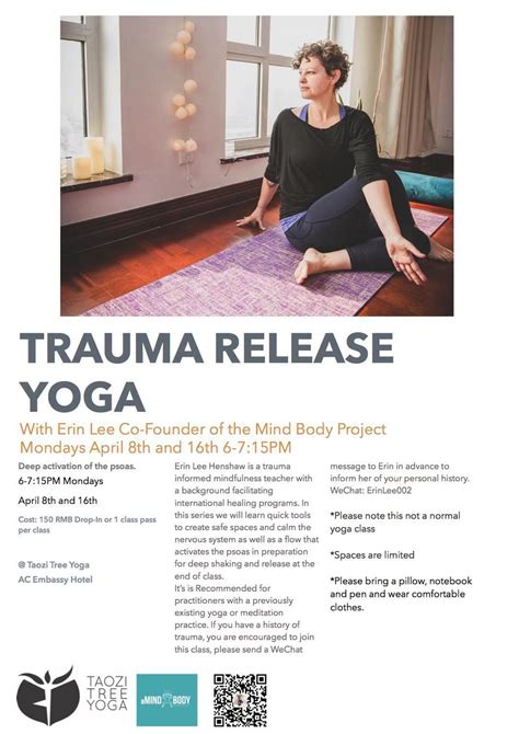 Trauma Release Yoga With The Mind Body Project At Taozi The Beijinger