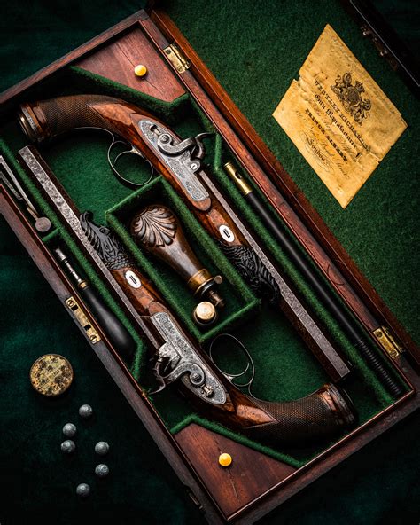 Magnificent Pair Of Westley Richards Duelling Pistols By Trigger You