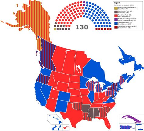 The Composition Of The Us Senate Following The 2022 Midterms R