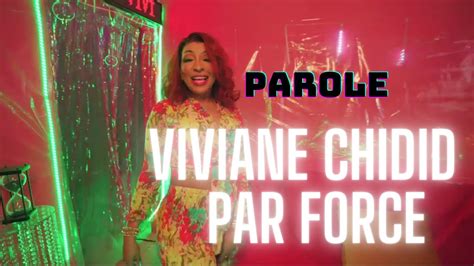 Viviane Chidid Par Force Lyrics Vivianechidid Youtube