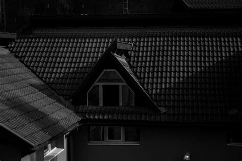Free Images Light Black And White Night House Roof Darkness