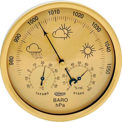 B8r06449 Eisco Weather Station Thermometer Barometer And Hygrometer